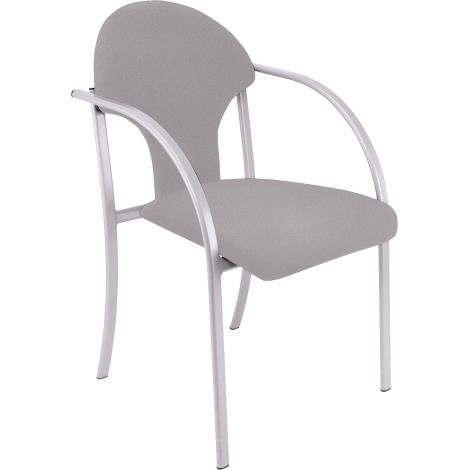 Scaun confortabil Conference Visa gri, inaltime sezut 47 cm, sala profesorala, sala de asteptare - imagine 12